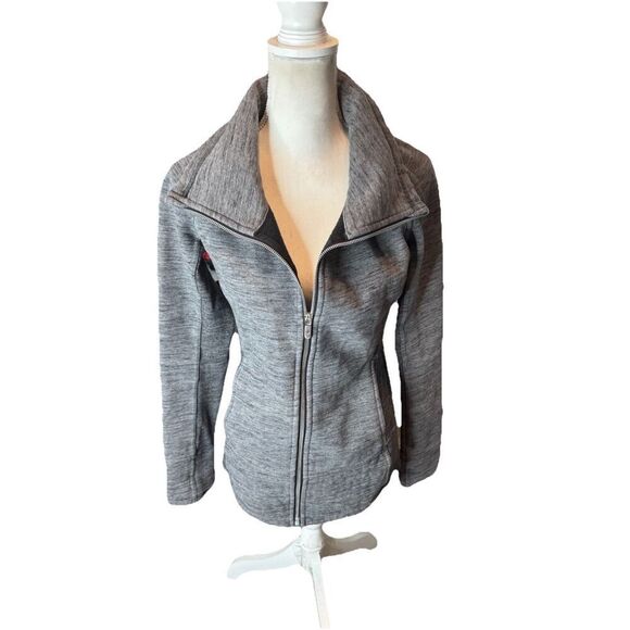 EXCELLENT LULULEMON RADIANT JACKET II HEATHERED CORE DARK GREY SIZE 6 - Picture 4 of 9